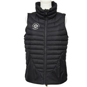 Lululemon Vest Womens 6 Black Quilted Down Puffer Full Zip Pockets Athletic